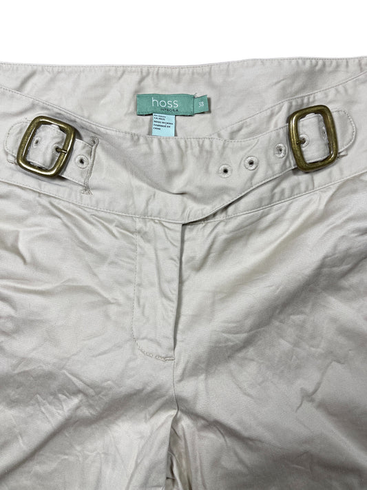 Y2k Hoss Low Waist Bootcut Pants Cream - M