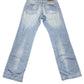 Vintage Thomas Burberry Low Waist Bootcut Denim Pants Blue - L