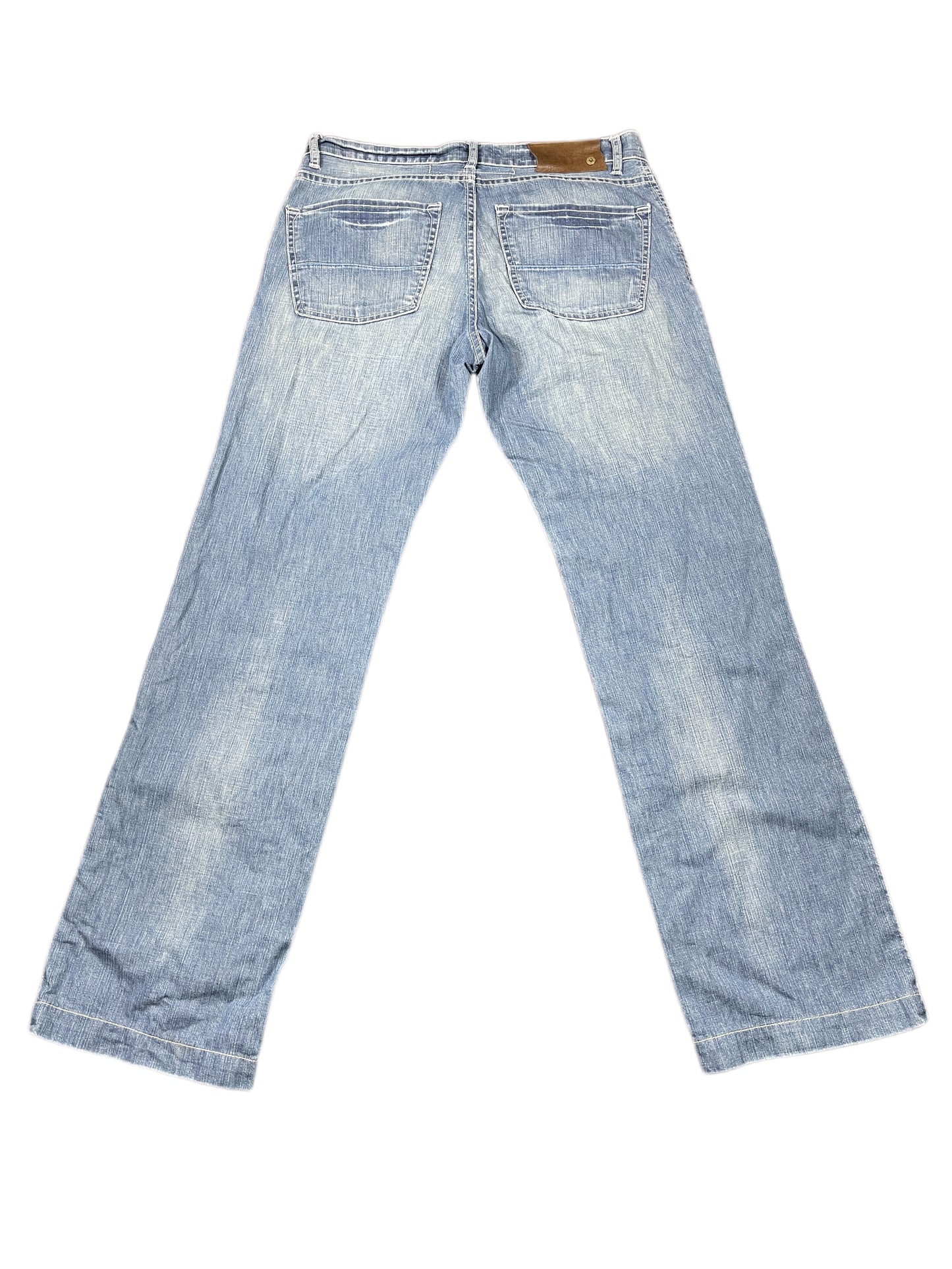 Vintage Thomas Burberry Low Waist Bootcut Denim Pants Blue - L
