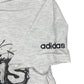 Vintage Adidas 1990s T-Shirt Gray - M