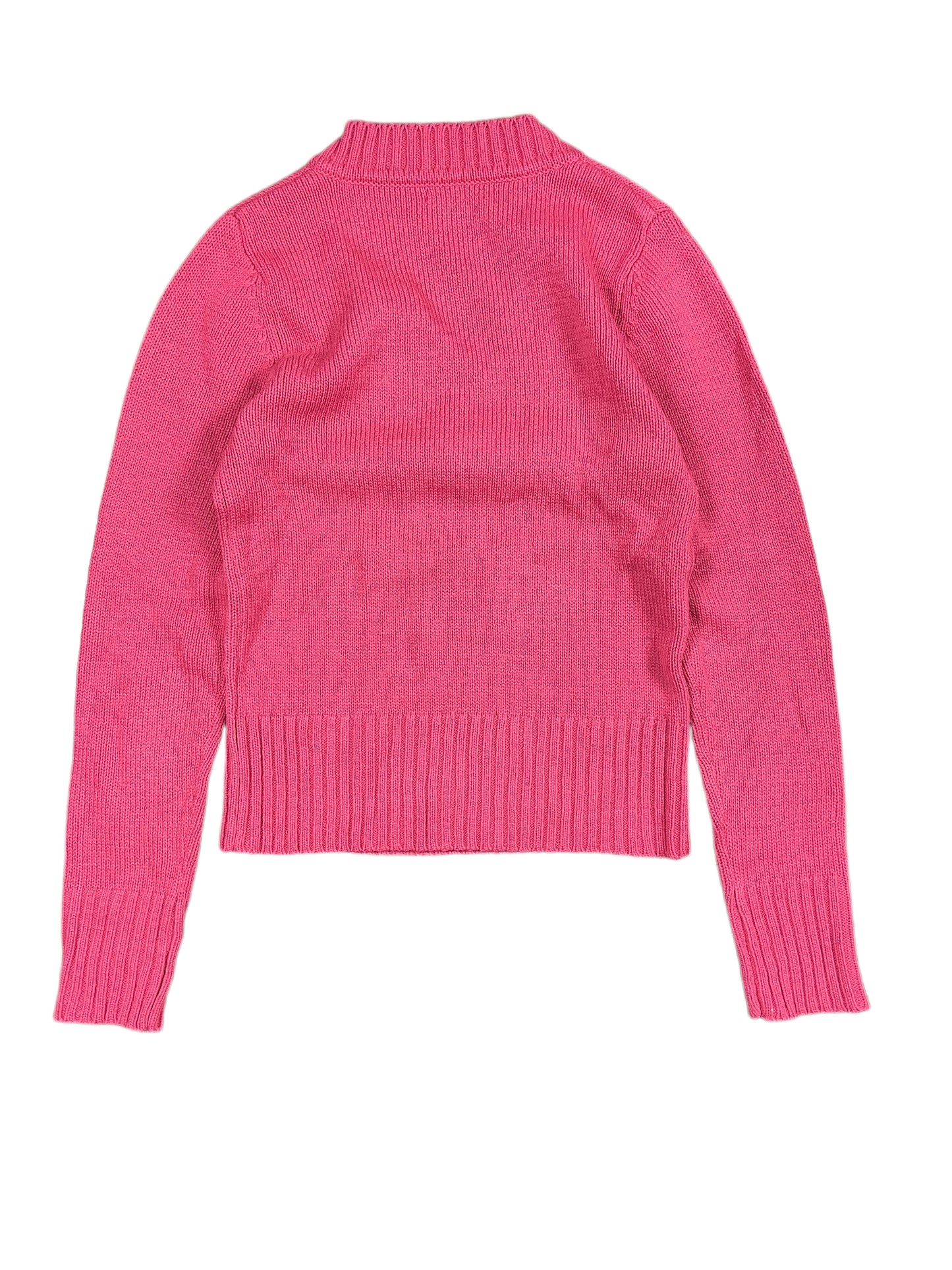 Y2k Celop Knitted Sweatshirt Pink - S