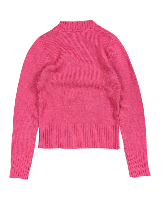 Y2k Celop Knitted Sweatshirt Pink - S