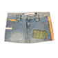 Y2k Trf Denim Mini Skirt Blue - L