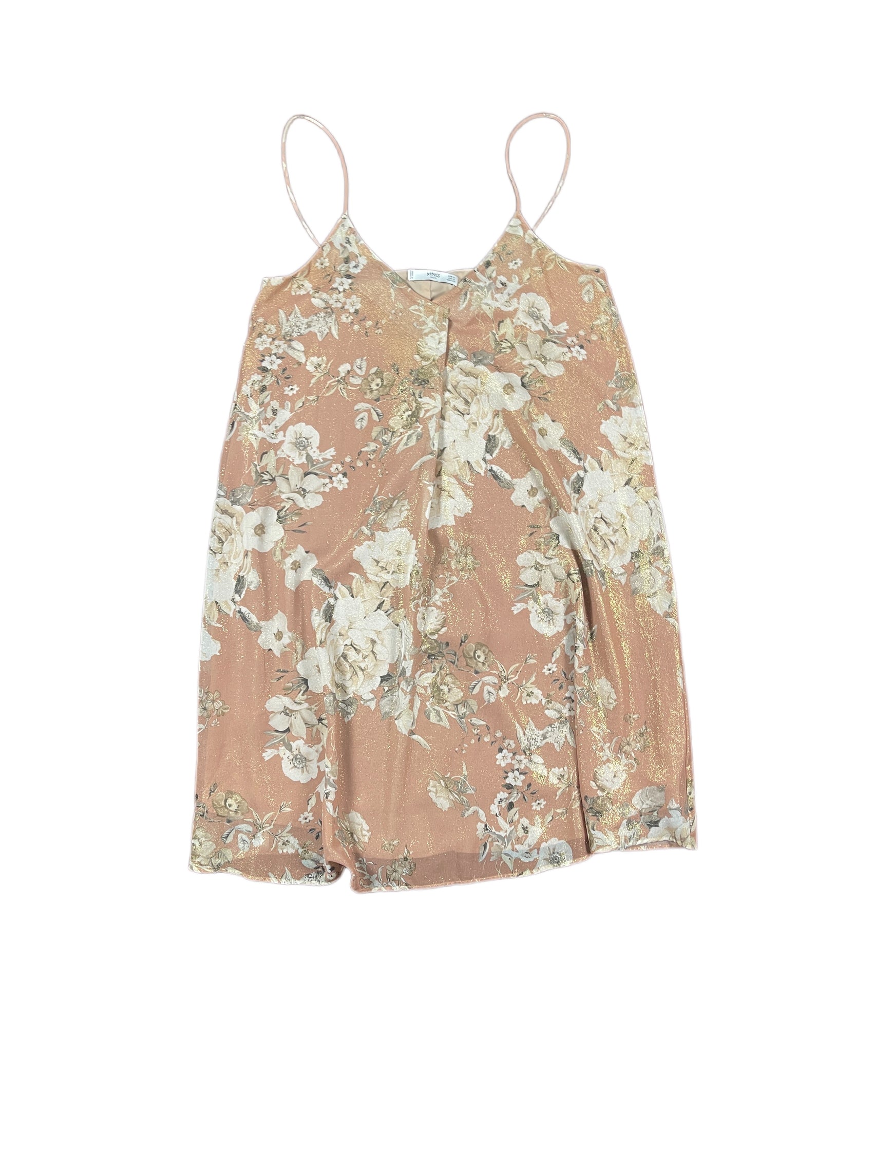 Mango Sleeveless Dress Peachy - S