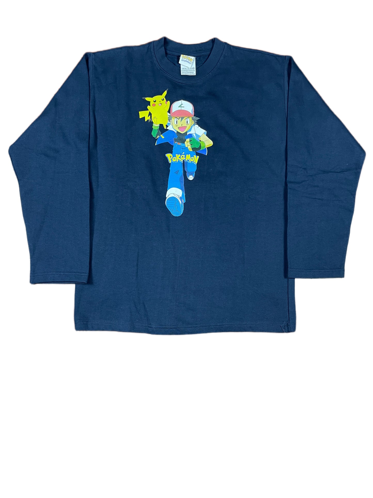 Vintage Pokemon Sweatshirt Navy 2000s - XS