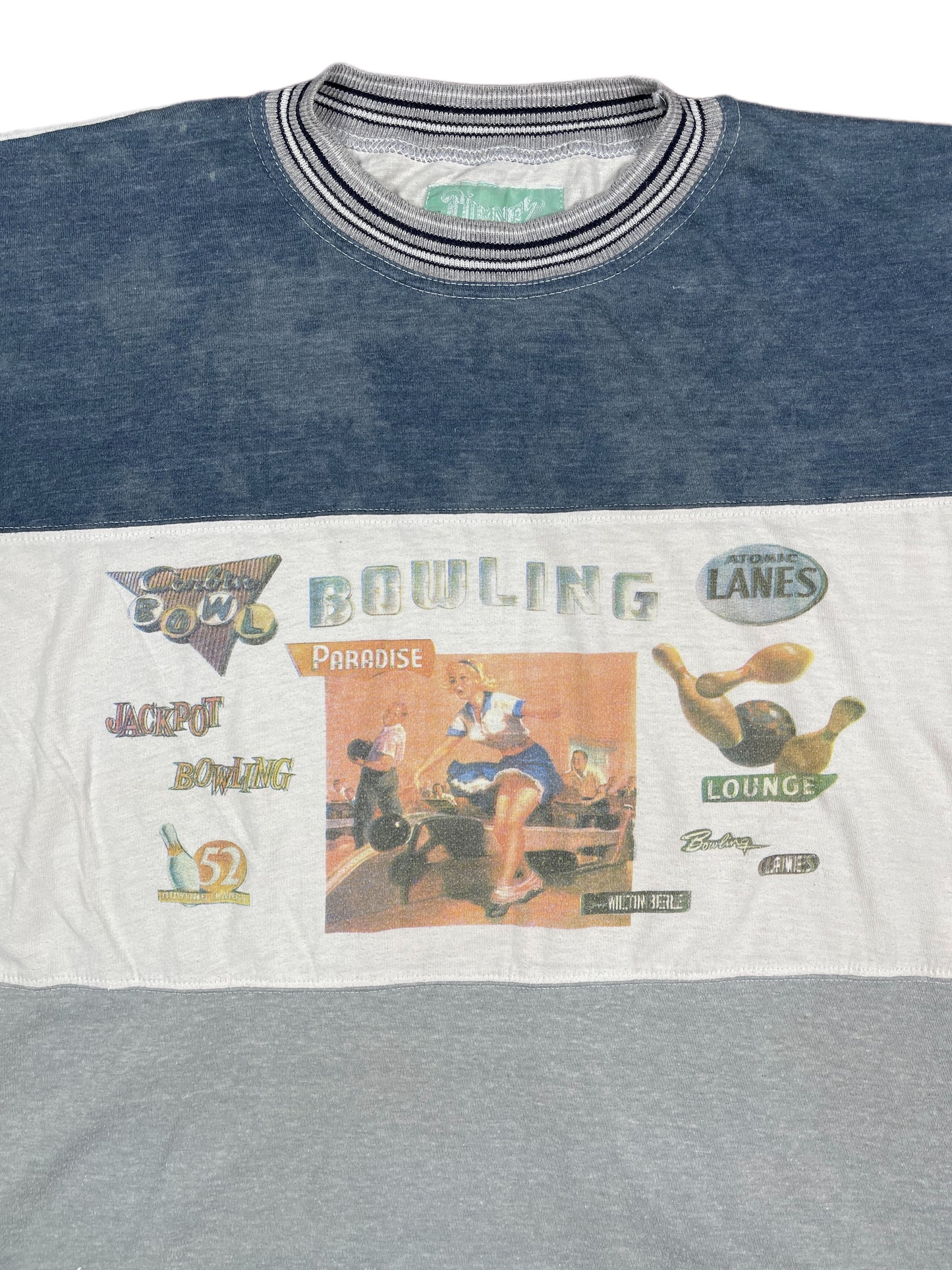 Vintage Bowling Turnez Barcelona T-Shirt Faded 90s - L