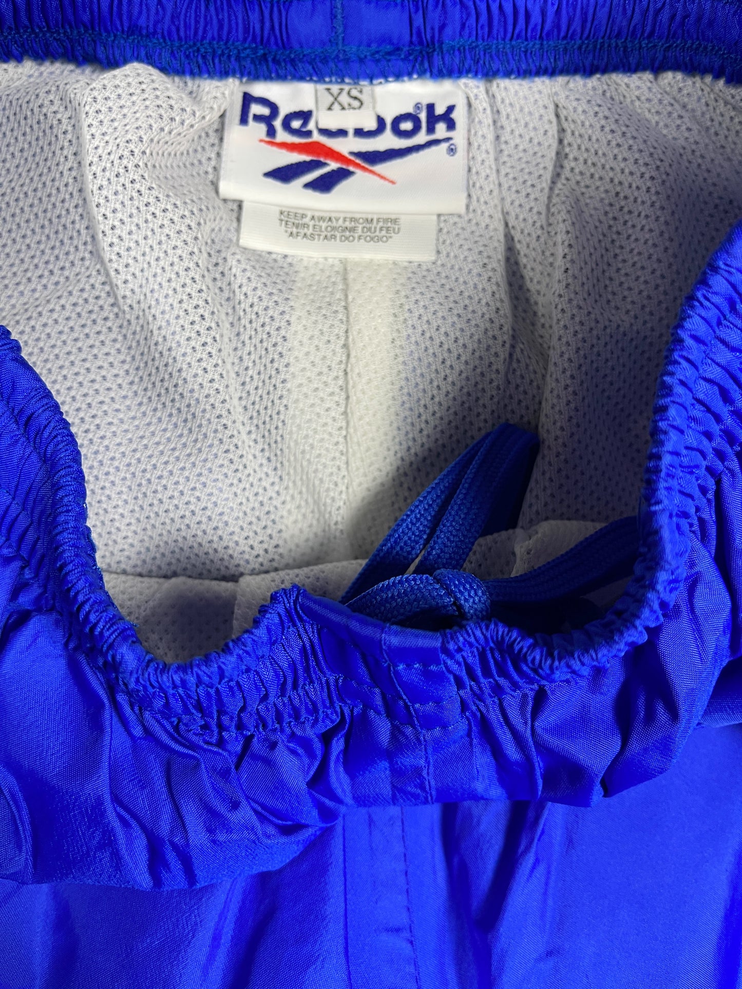 Vintage Reebok Track Sport Pants Blue - XS