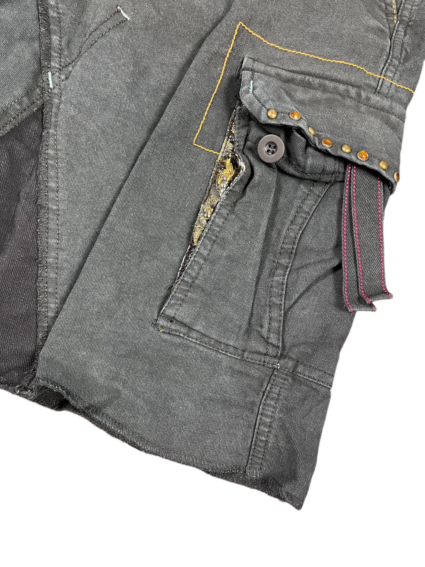 Y2k Bluoltre Denim Skirt Blue - S