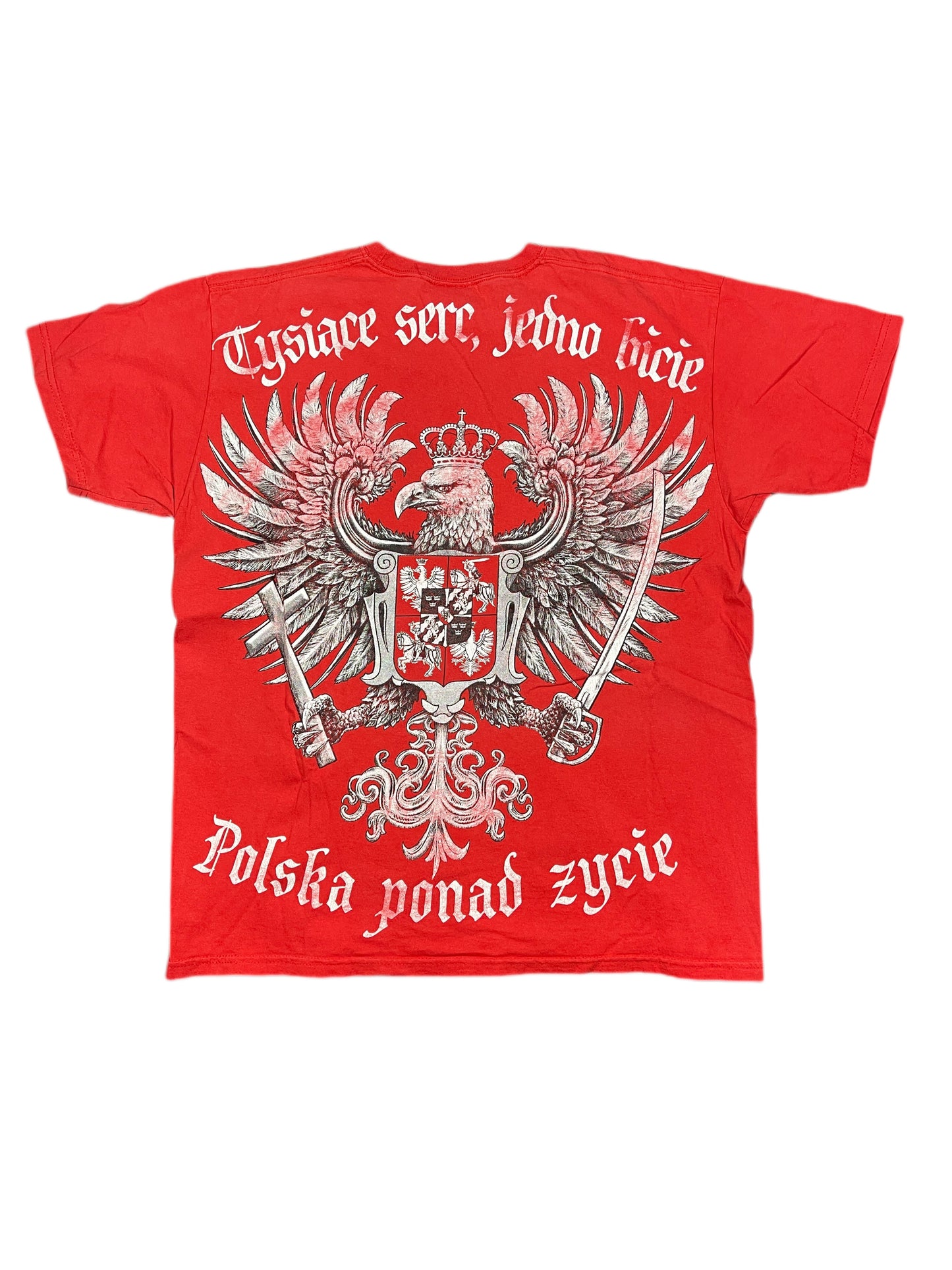 Vintage Polska T-Shirt Red - XL