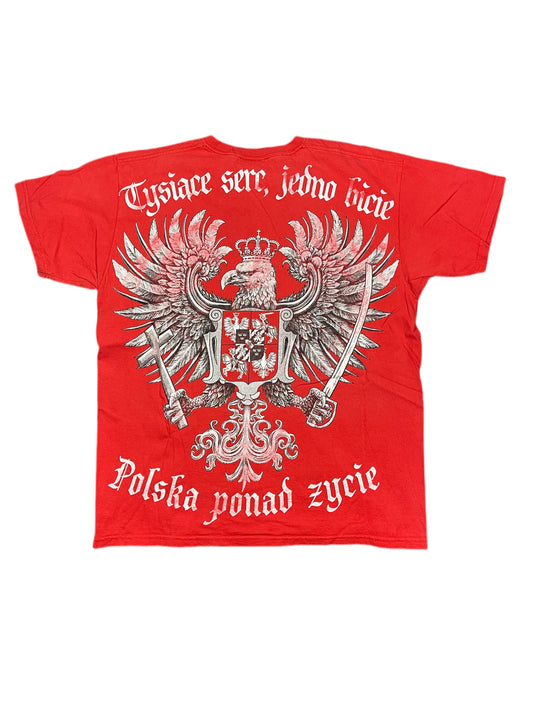Vintage Polska T-Shirt Red - XL