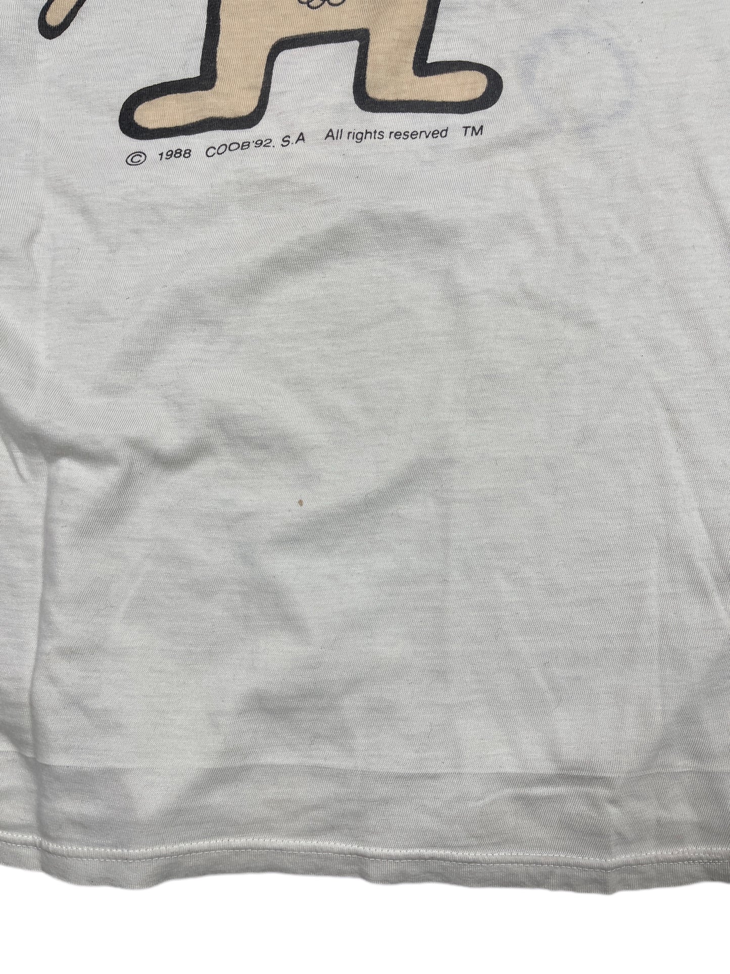 VIntage Cobi Olimpic Barcelona 1992 T-Shirt white - L/XL