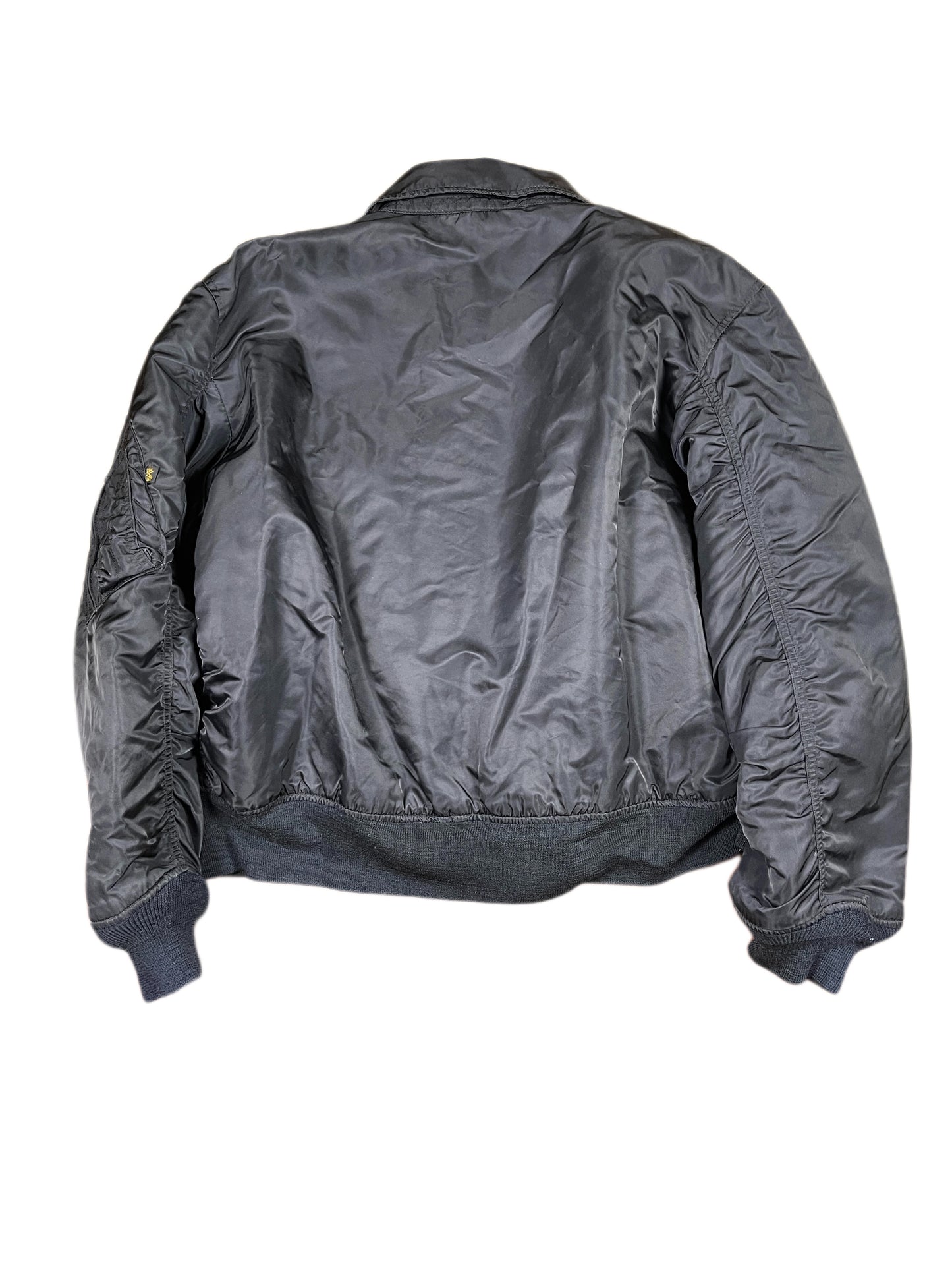 Vintage Alpha Industries Bomber Jacket Black - XL