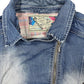 Y2k Fashion Classic Crop Denim Vest Blue - XXL