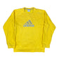 Vintage Adidas Sweatshirt Yellow - M