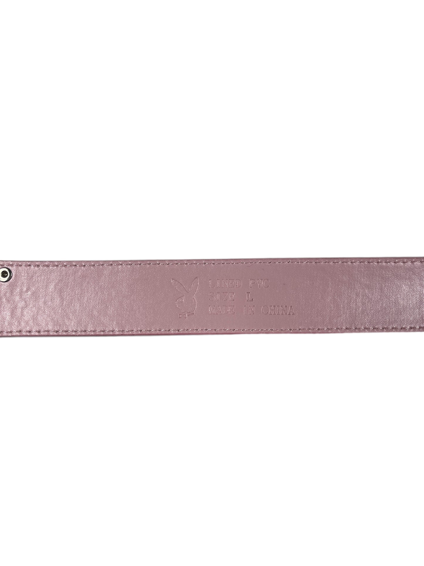 Y2k Playboy Belt Pink 2004