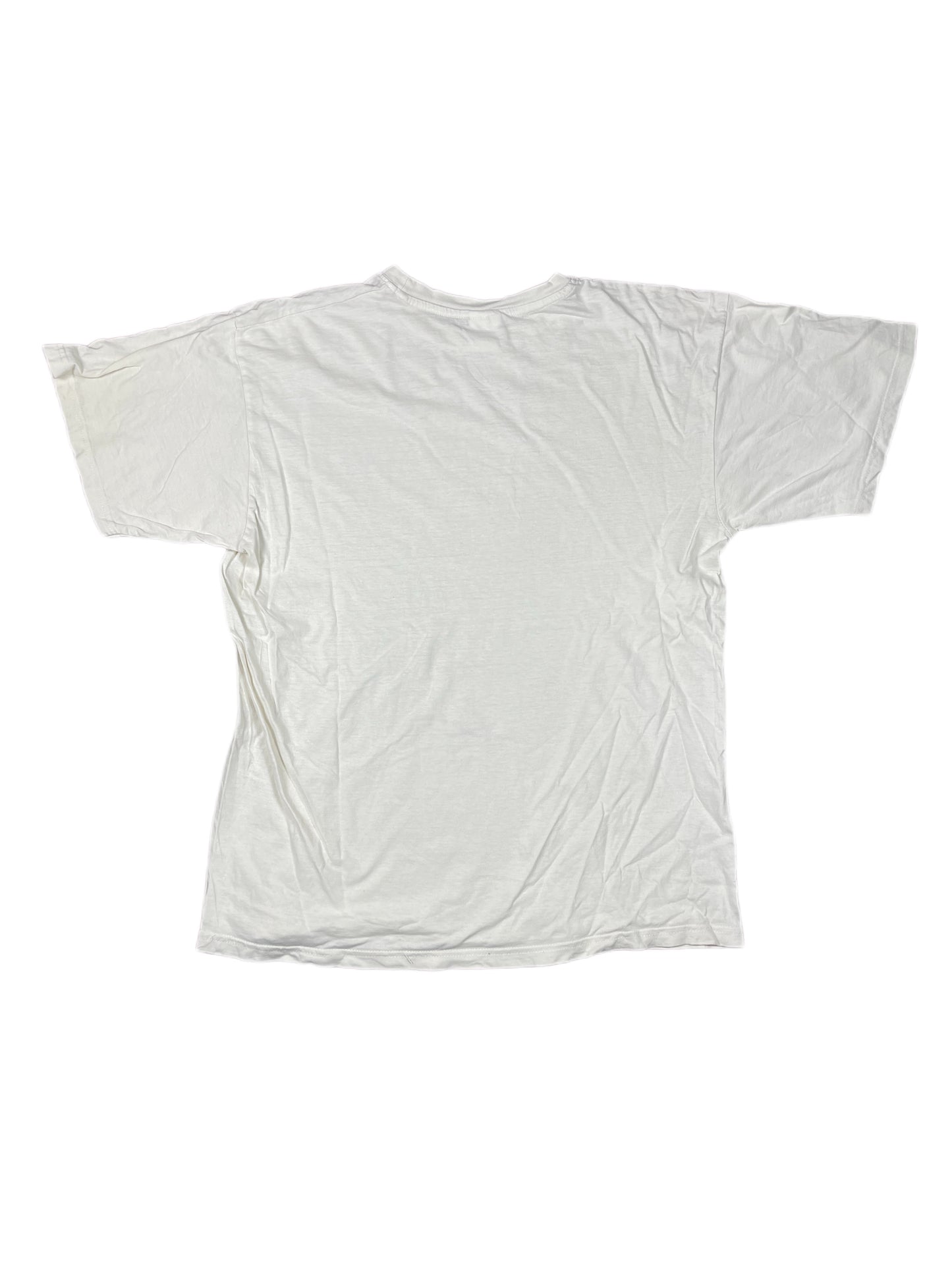 Vintage Jerzees FC Barcelona Champion T-Shirt White L