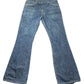 Y2k Levi's Low Waist Flared Denim Pants Blue - L