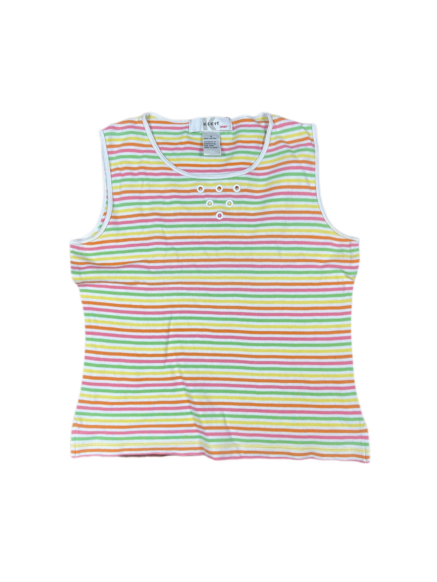 Y2k Kikit Sport Sleeveless Top Multicolor - S