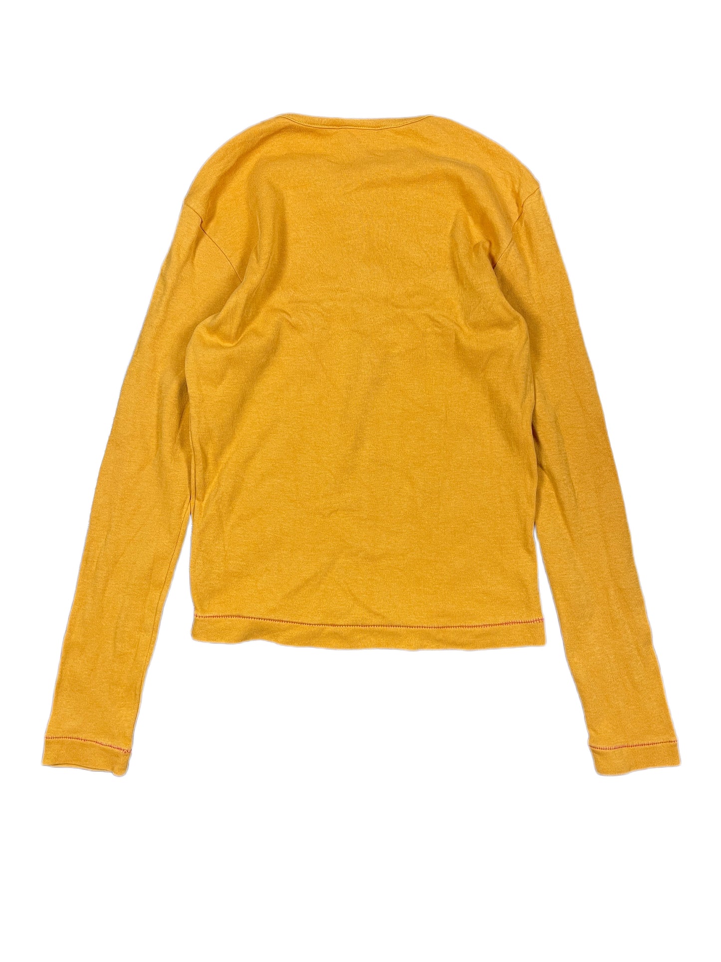 Y2k Agatha Ruiz de la Prada Long Sleeve Top Hearts Orange - M