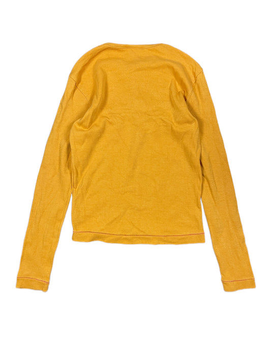 Y2k Agatha Ruiz de la Prada Long Sleeve Top Hearts Orange - M