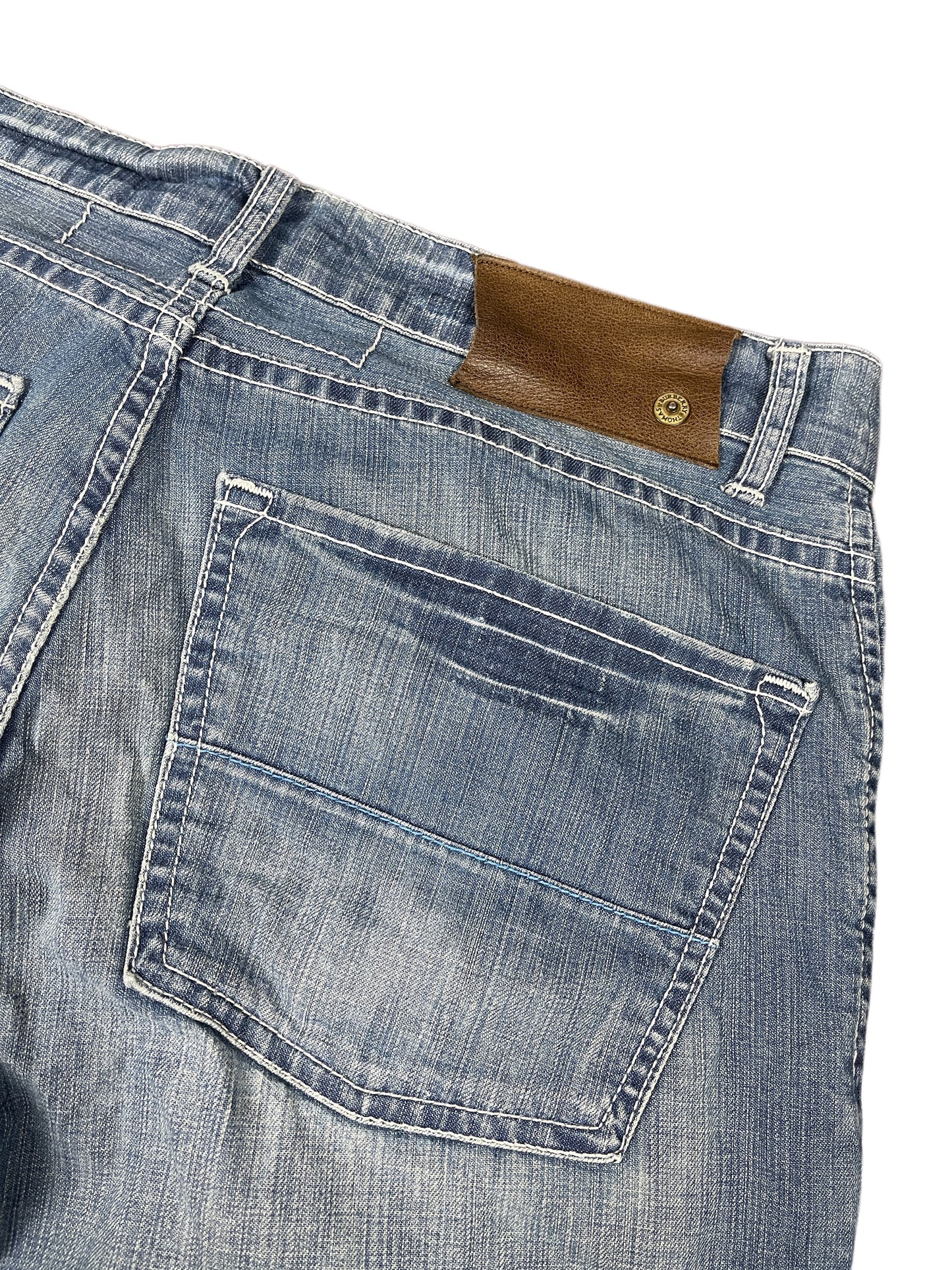 Vintage Thomas Burberry Low Waist Bootcut Denim Pants Blue - L