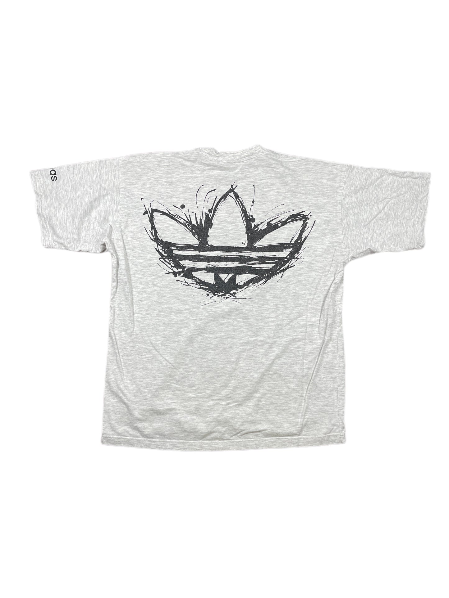 Vintage Adidas 1990s T-Shirt Gray - M