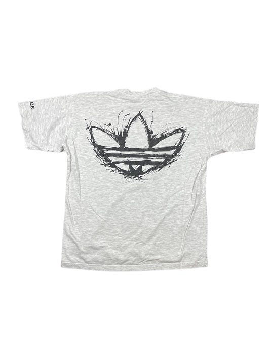 Vintage Adidas 1990s T-Shirt Gray - M