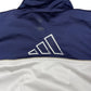 Vintage Adidas Sports Jacket Blue Silver - L
