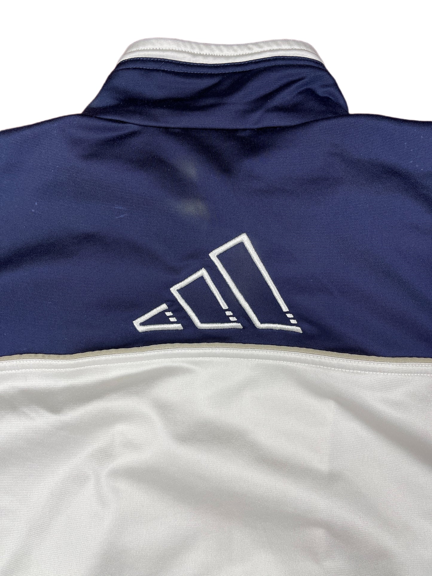 Vintage Adidas Sports Jacket Blue Silver - L