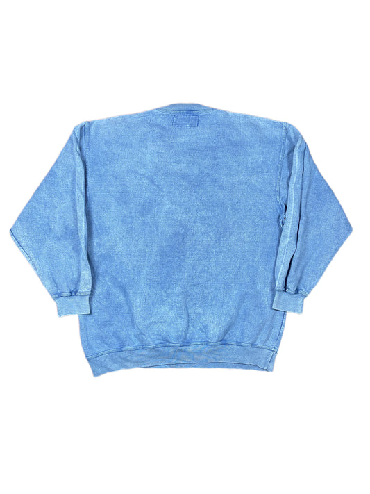 Vintage 90s Cecotton Sweatshirt Blue - XL