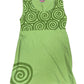 Y2k Razzmatazz Sleeveless Dress Green - L
