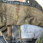 Y2k Trf Denim Mini Skirt Blue - L