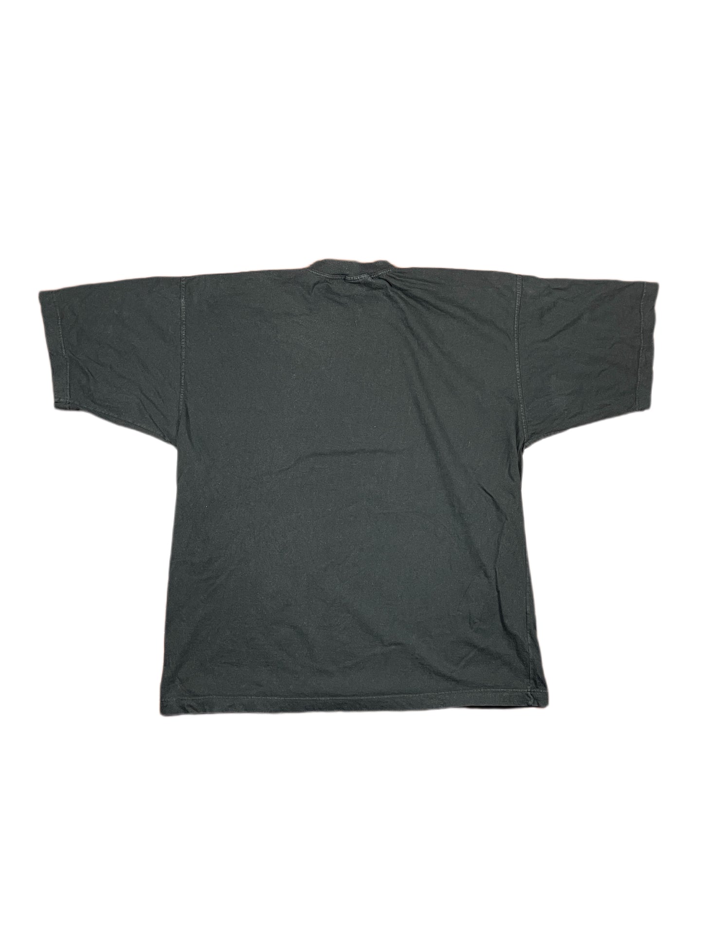 Vintage Reebok Blacktop Basketball 1990s T-Shirt Black - XL