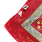 Vintage Handkerchief Red Blue