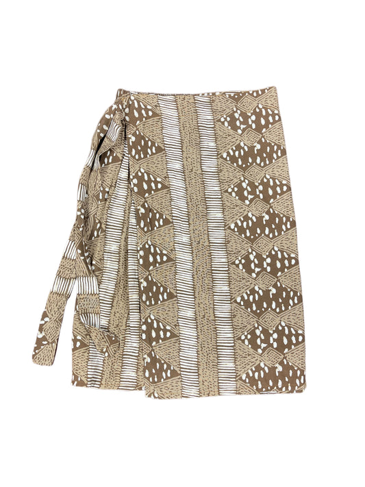 Vintage Brown Wrap Skirt - S-XL