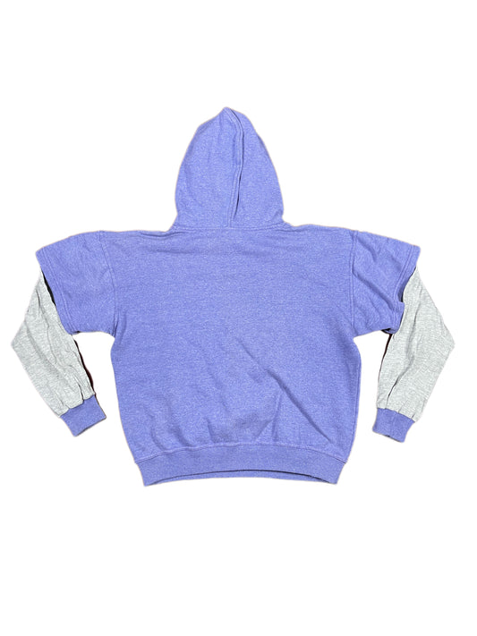 Vintage 2000s Nike Sportswear Hoodie Longsleeve Purple Gray - S