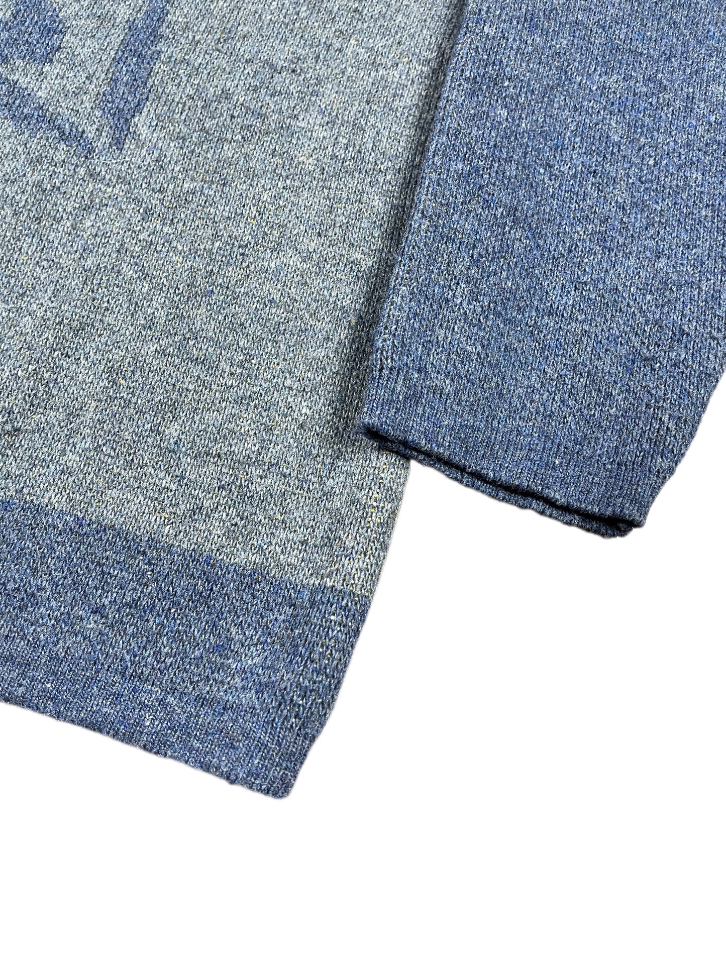 Vintage Simpsons 2003 Bart Chunky Knitted Sweatshirt Blue Yellow - XL