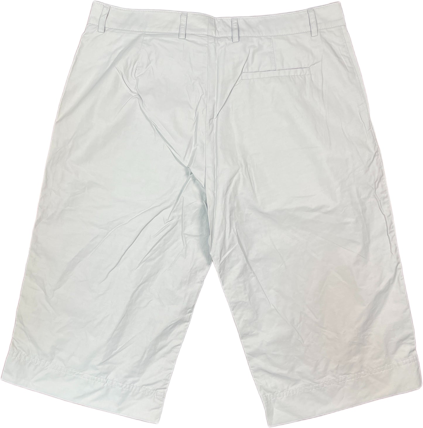 Bally Bermuda Shorts Light Blue Cotton Blend L