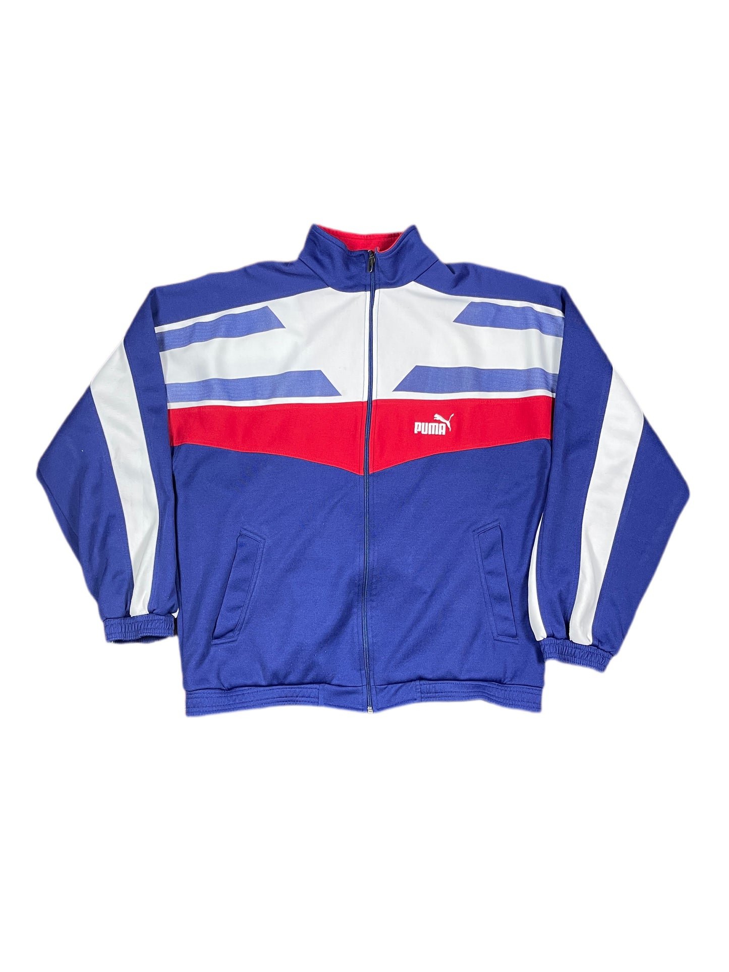 Vintage Puma Track Jacket Navy - XL/XXL