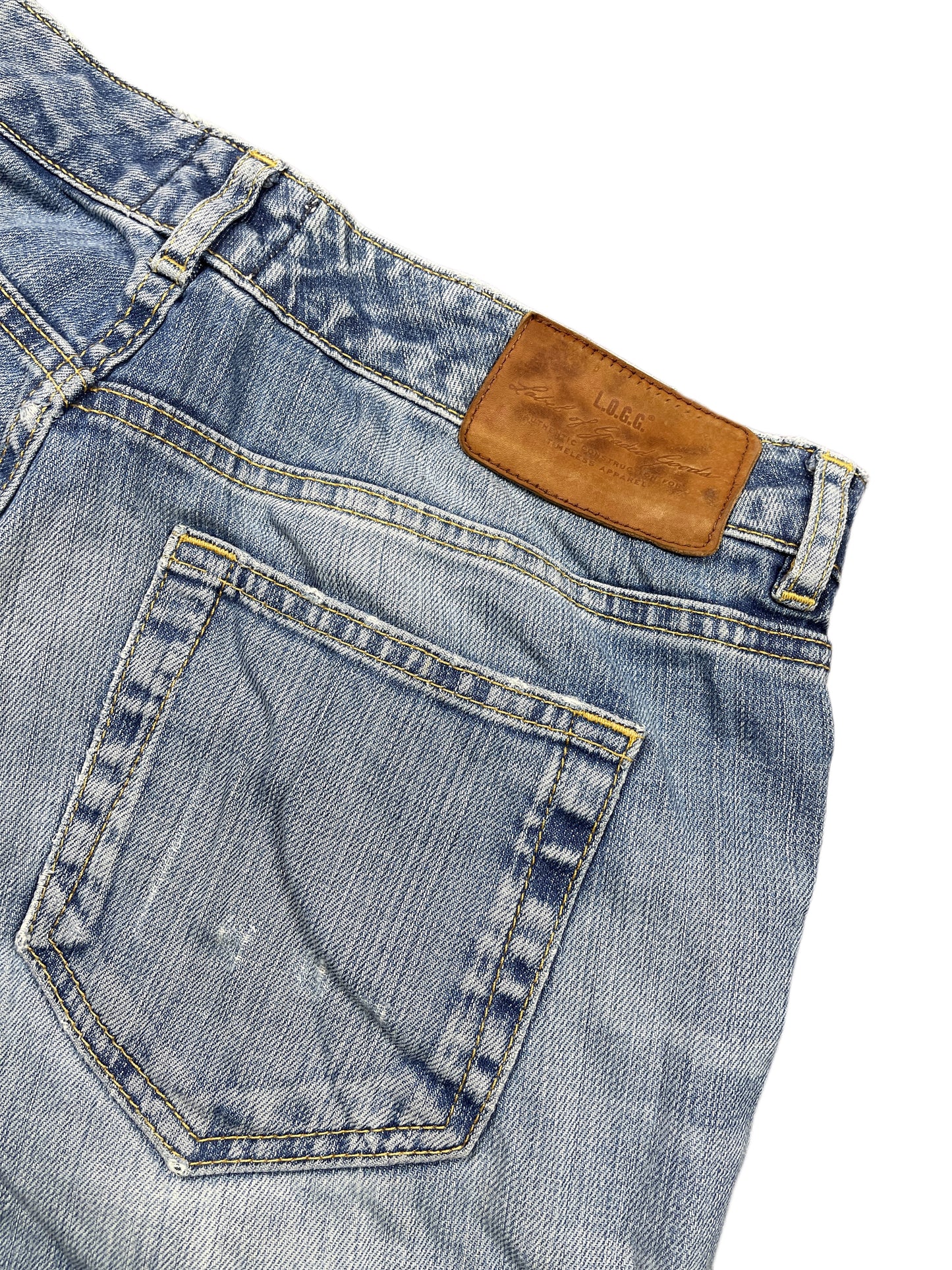 Y2k H&M 2000s Bootcut Low Waist Denim Pants Blue M/L