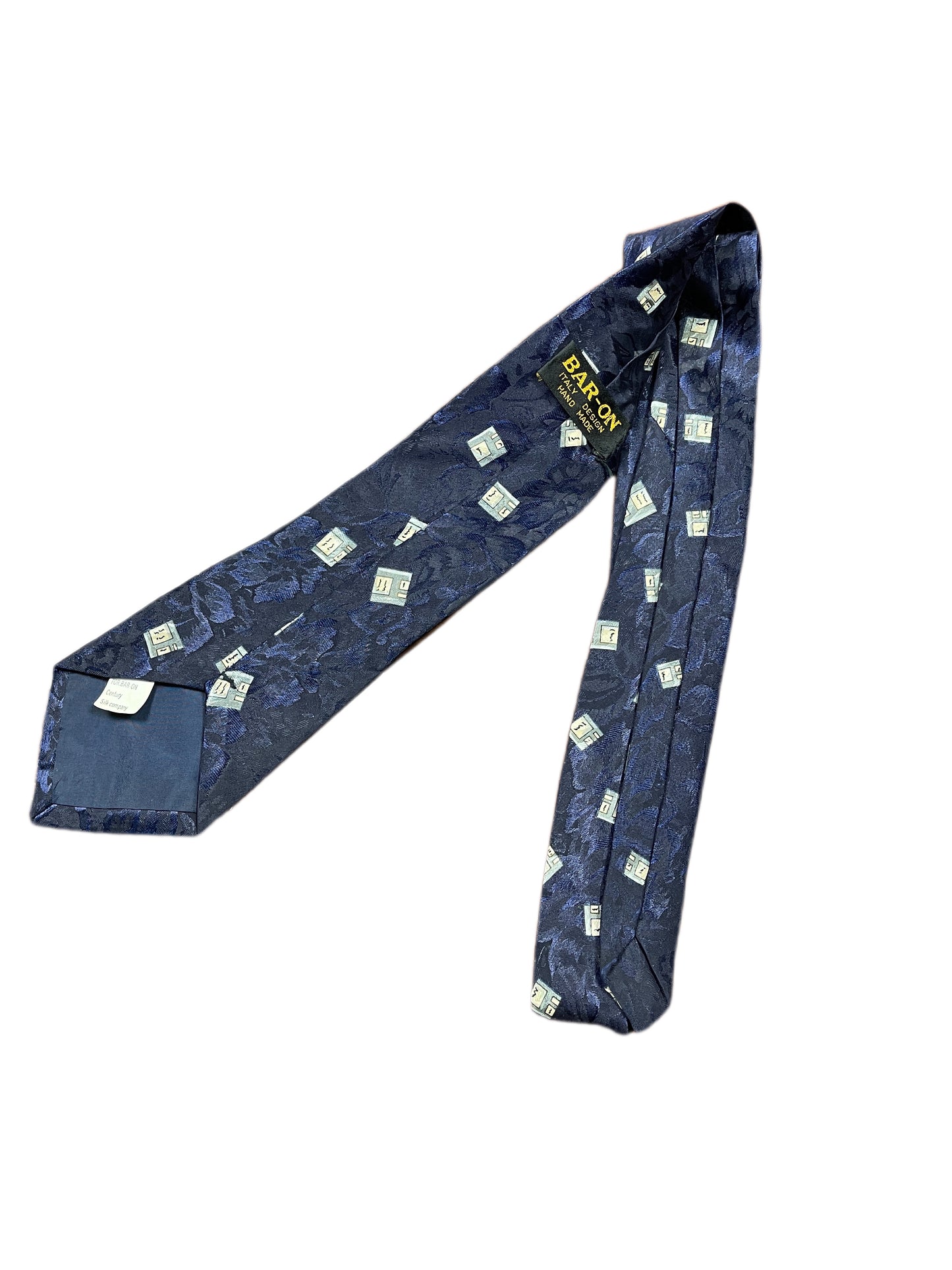 Vintage Baron Computer Tie Navy