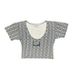 Home Boy Crop Top Geometric Pattern - S