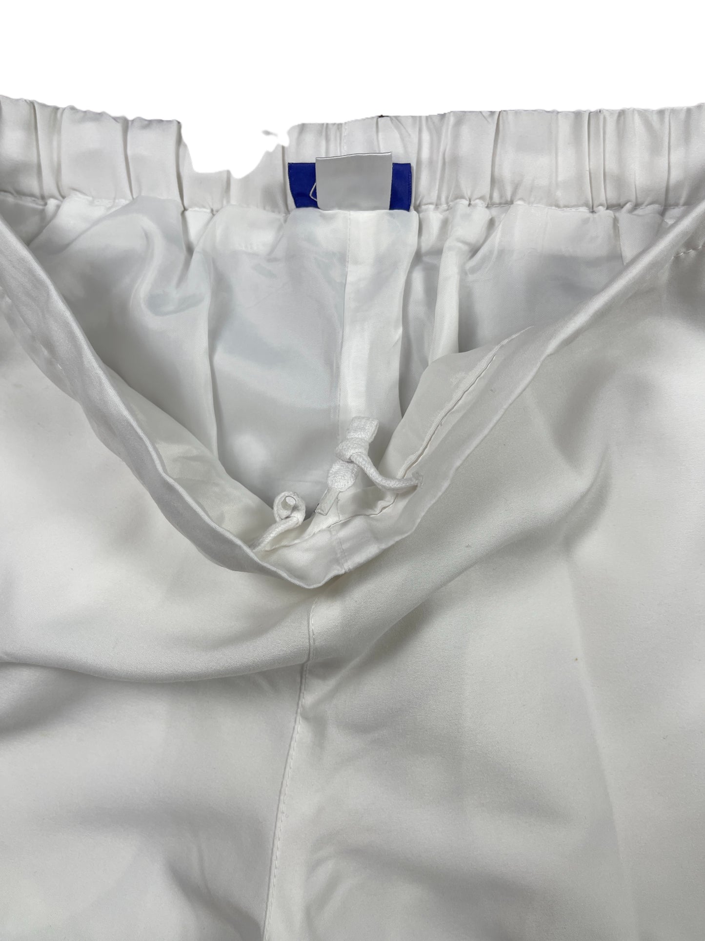 Y2k Reebok Sport Capri Pants White Blue - M