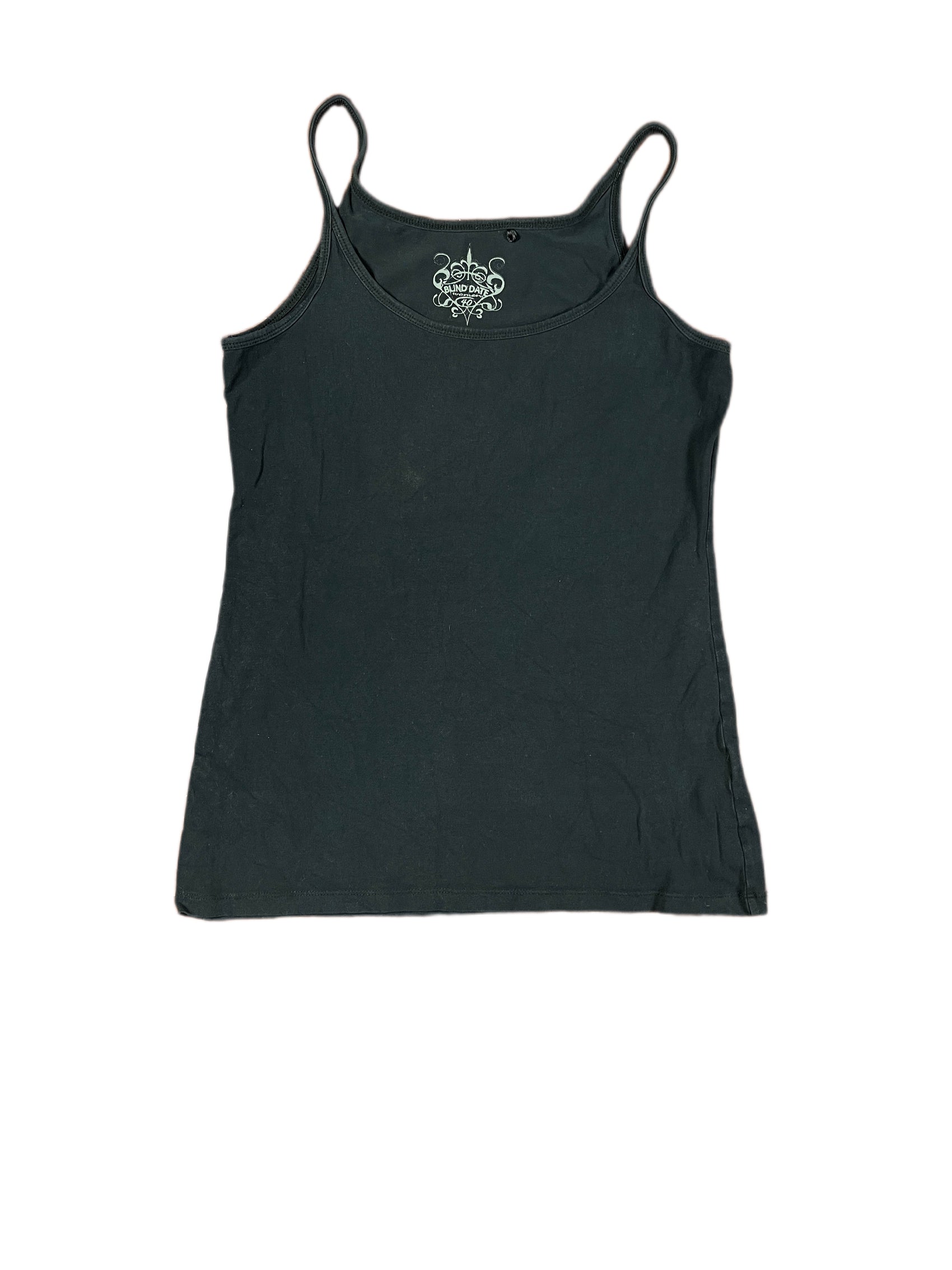 Y2k Blind Date Sleeveless Top Black - L