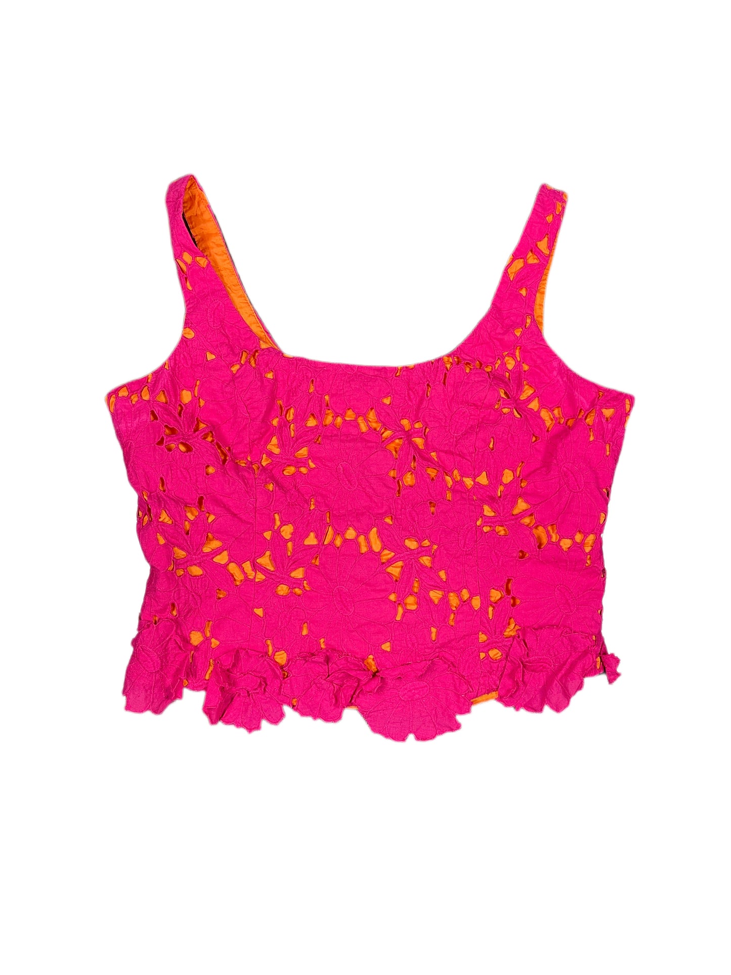 Vintage Charoazcona Sleeveless Top Pink - S