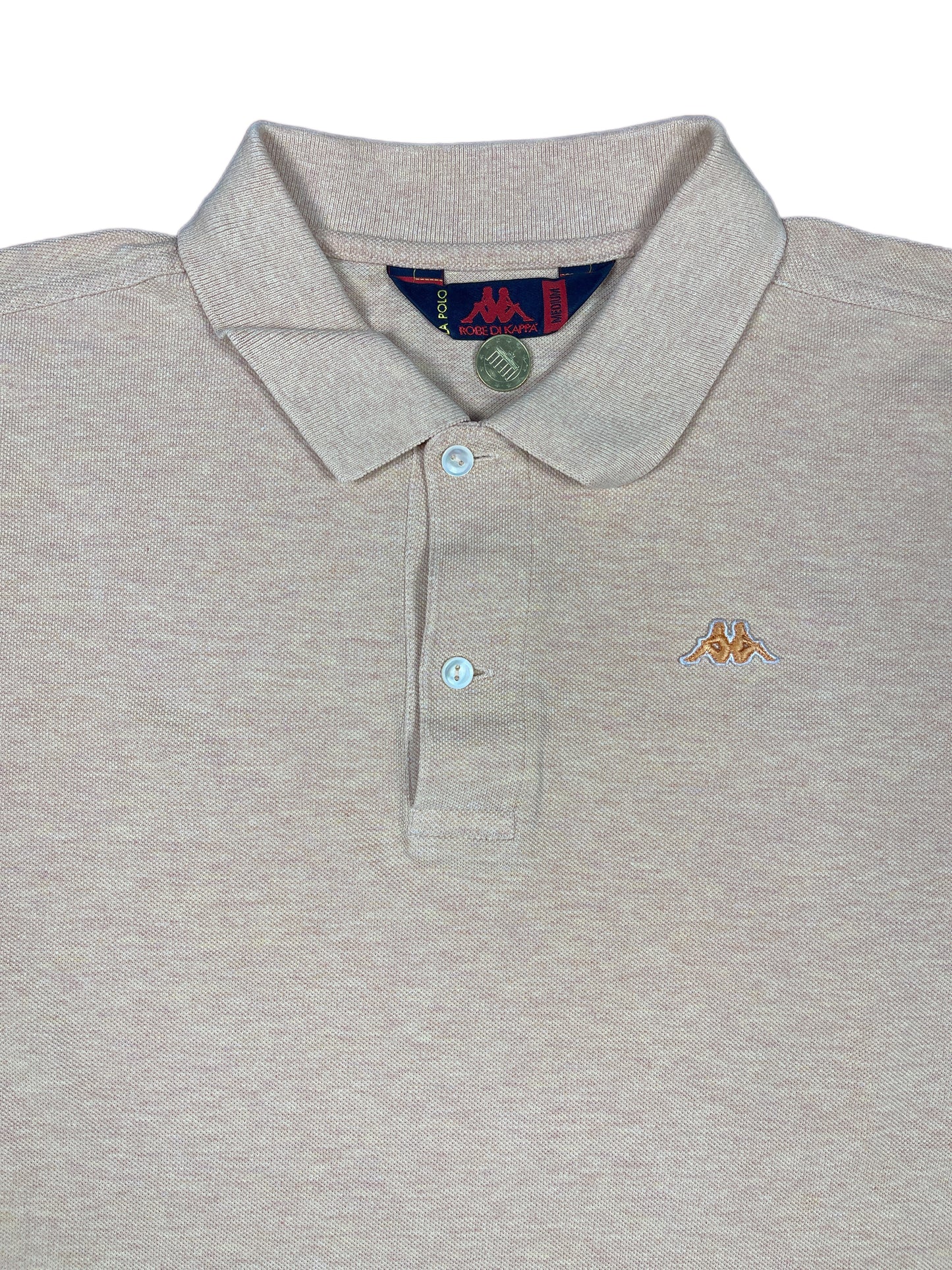 Vintage Kappa Polo Shirt Apricot - M