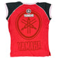 Y2k Yamaha Short Sleeve Top Red Black - M