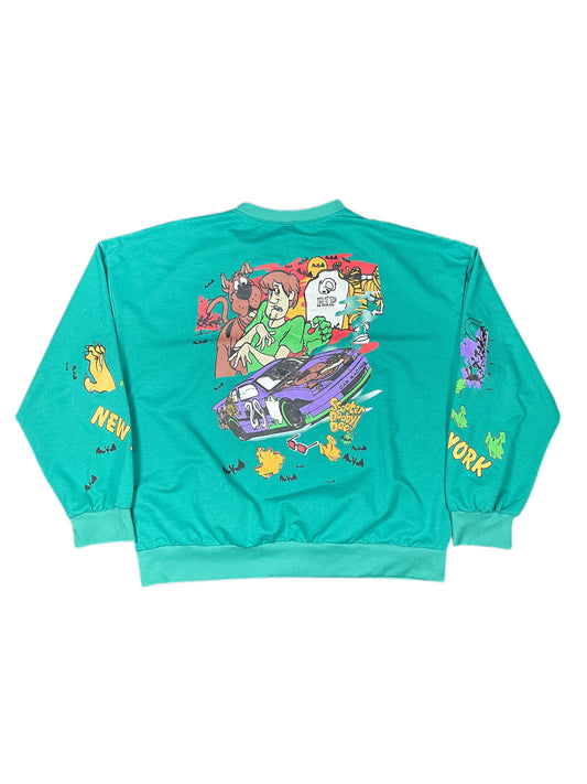 Scooby Doo Cartoon Network Sweatshirt Green - M
