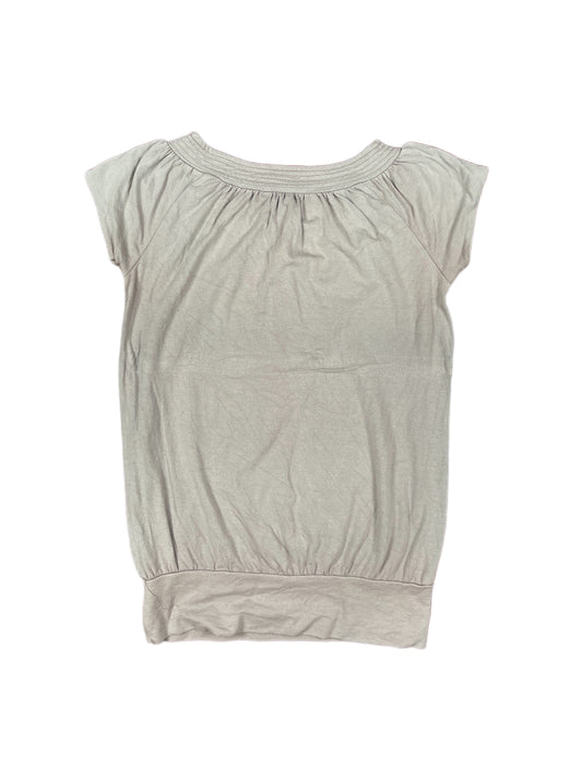 Y2k Camaieu Short Sleeve Top Khaki - S