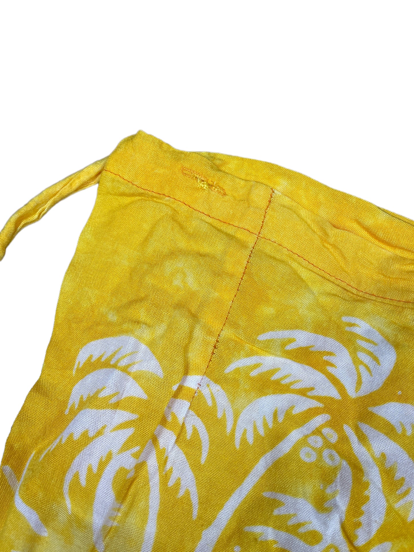 Vintage Sarong Skirt Yellow - XS-XL